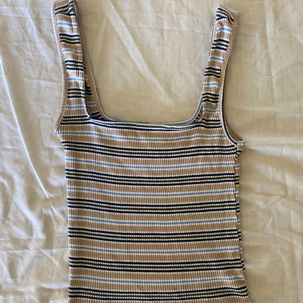 striped tank top